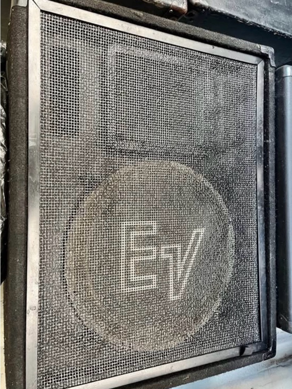 Black Portable PA Speaker with EV Logo